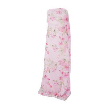 Pink Floral Maxi Dress