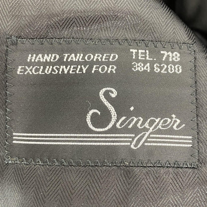 Vintage Black Solid Coat