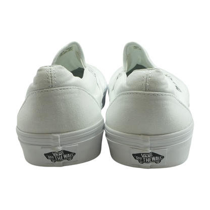 White Slip-On Athletic Shoes
