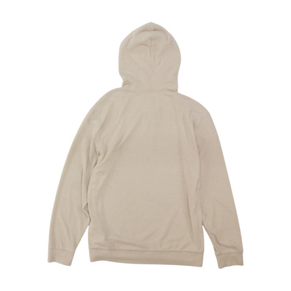 Tan Striped Hoodie Pullover