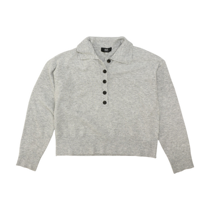 Gray 1/4 Zip Sweater