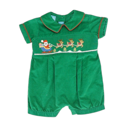 Green Graphic One-Piece