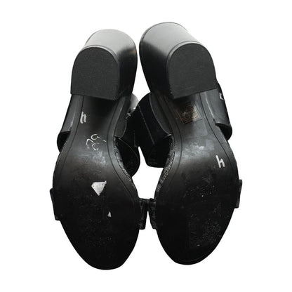 Black Block Heels