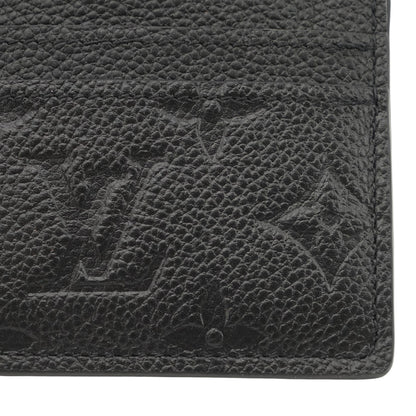Black LV Charms Card Holder in Monogram Empreinte Leather