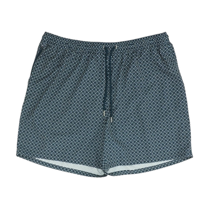 Navy Print Swim Bottom