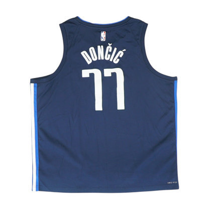 Men's Navy Dallas Mavericks Sleeveless Jersey