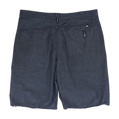 Black Striped Chino Shorts