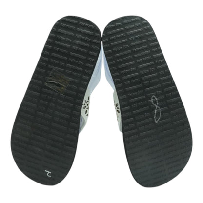 White Flip-Flop Sandals