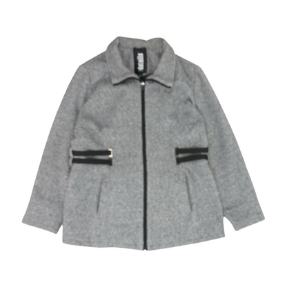 Gray Solid Jacket