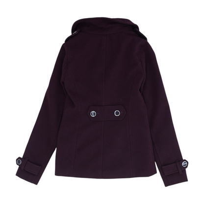 Burgundy Solid Jacket