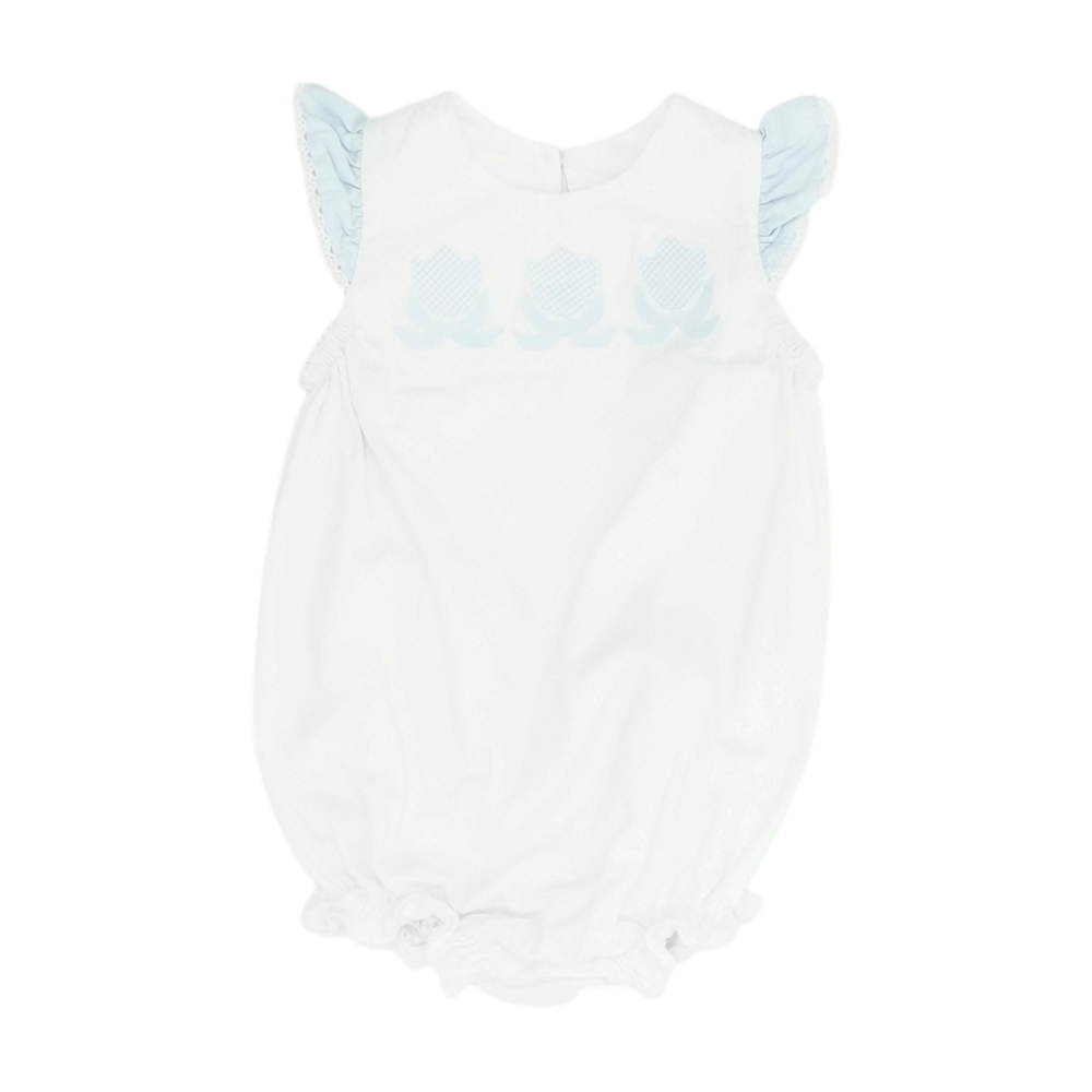 White Polka Dot Sleeveless One-Piece