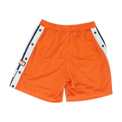 Orange Color Block Active Shorts