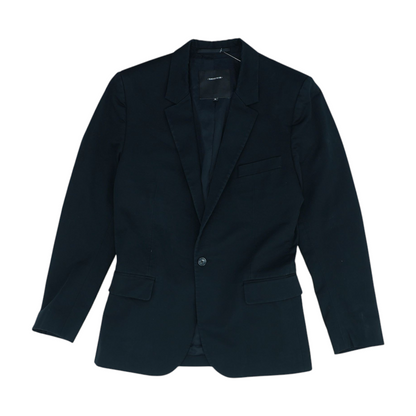Black Solid Suit Jacket