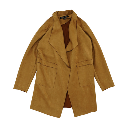 Brown Solid Jacket