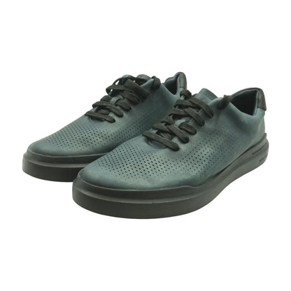 Black Leather Lace Up Casual Shoes