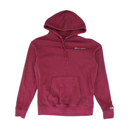 Maroon Solid Hoodie Pullover