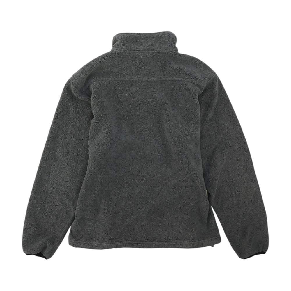 Gray Solid 1/4 Zip Pullover