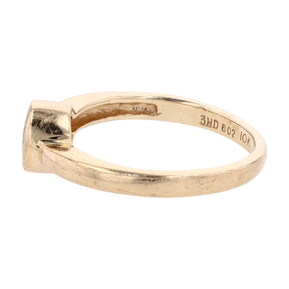 10K Yellow Gold Peridot Fashion Ring