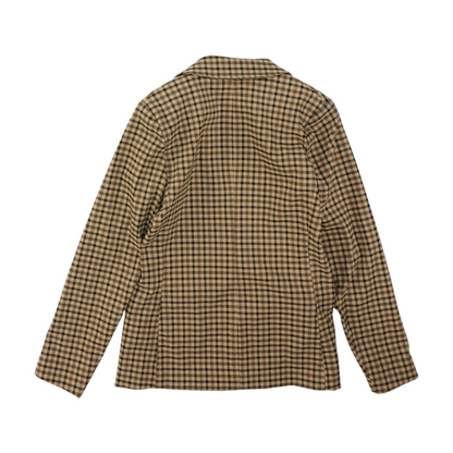 Tan Check Blazer