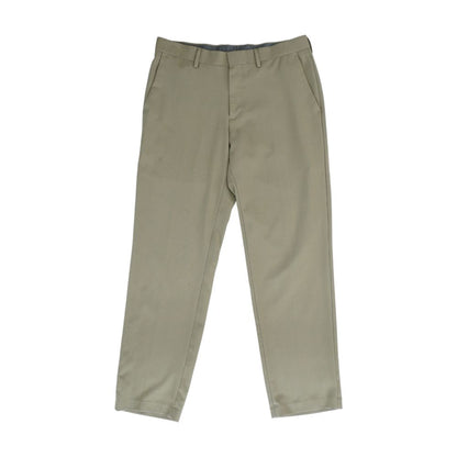 Khaki Solid Chino Pants