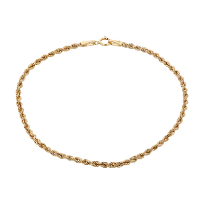 14K Yellow Gold Chain Bracelet