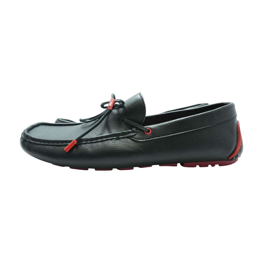 Black Slip-On Casual Shoes