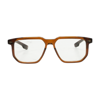 Brown Saburo Square Prescription Eyewear