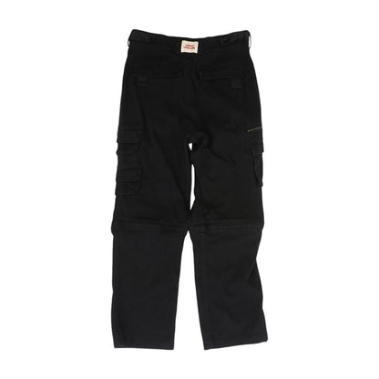 Black Cargo Regular Pants