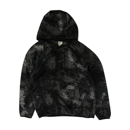 Gray Abstract Hoodie Pullover