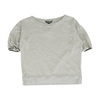 Gray Solid Sweatshirt Pullover