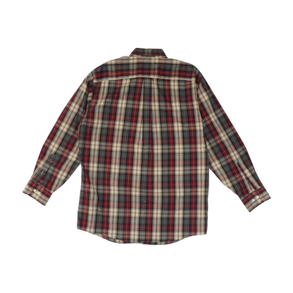 Multi Plaid Long Sleeve Button Down