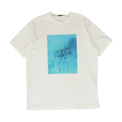 White Solid Crewneck T-Shirt