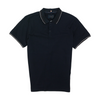 Navy Solid Short Sleeve Polo