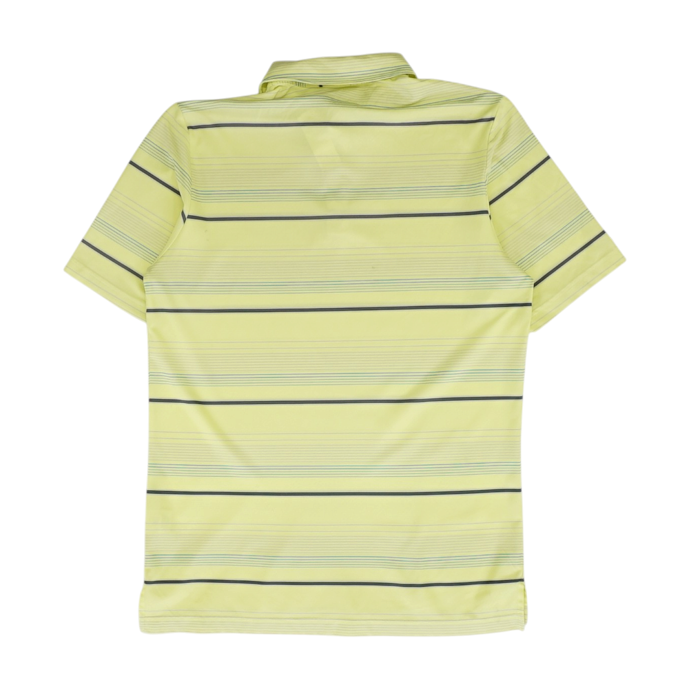 Yellow Striped Short Sleeve Polo