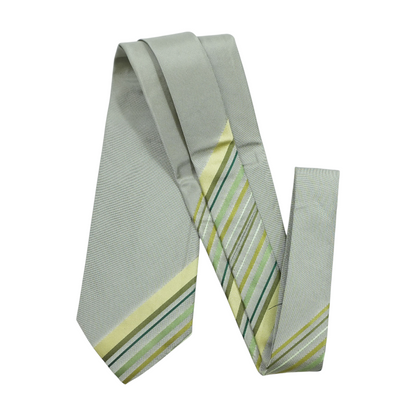 Gray Striped Neck Tie