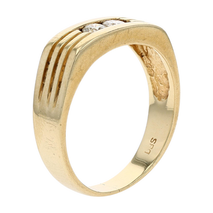 1/4 ctw 14K Yellow Gold Diamond Band Ring
