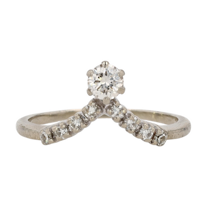 3/8 ctw 14K White Gold Diamond Fashion Ring