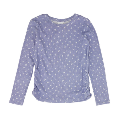 Purple Floral Blouse