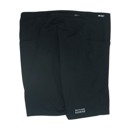 Black Solid Active Shorts