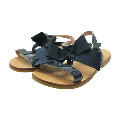 Navy Leather Toddler Shoes