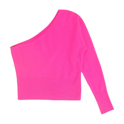 Neon Pink Pullover Sweater