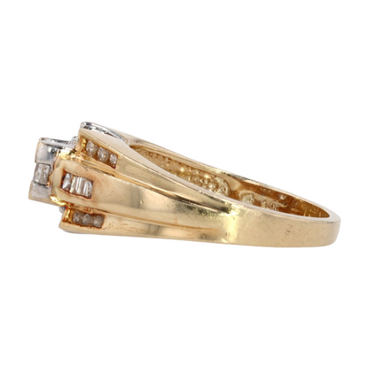 3/8 ctw 14K Yellow Gold Diamond Fashion Ring