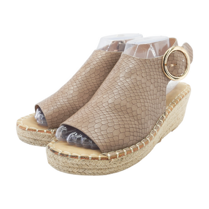 Brown Wedge Heels