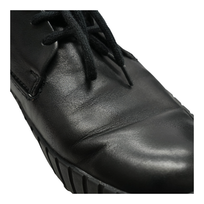 Black Leather Sneakers
