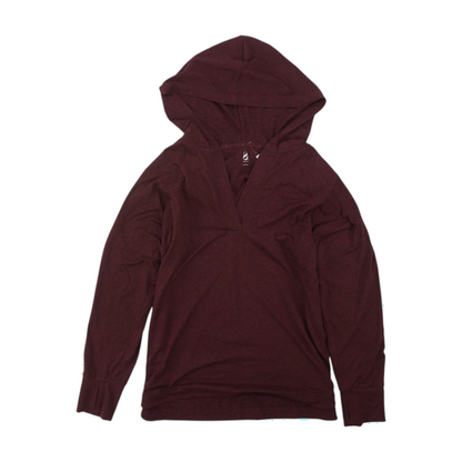 Maroon Solid 1/4 Zip Pullover