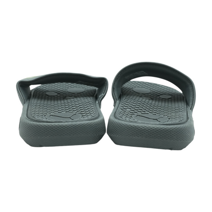 Gray Athletic Slides Shoes