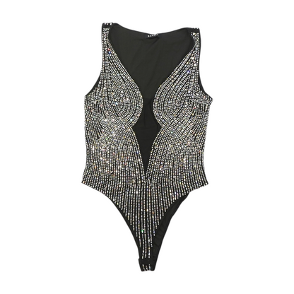 Silver Bodysuit Blouse