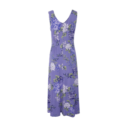 Purple Petite Floral Maxi Dress