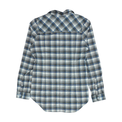 Black Plaid Flannel Button Down