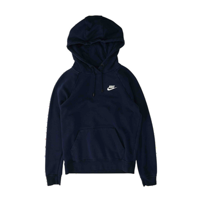 Navy Solid Hoodie Pullover